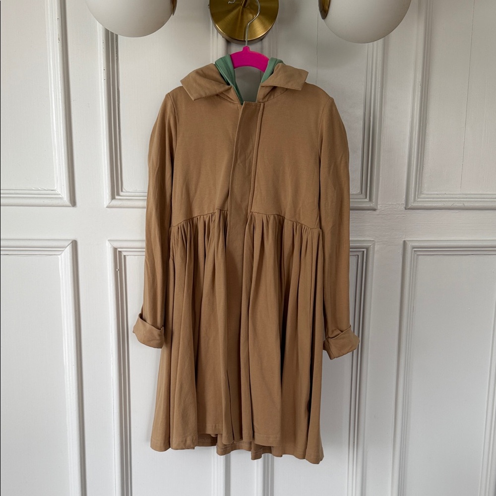 Only Little Once Yoda Girls size 8 Hooded Brown Costume Dress w Yoda Hood